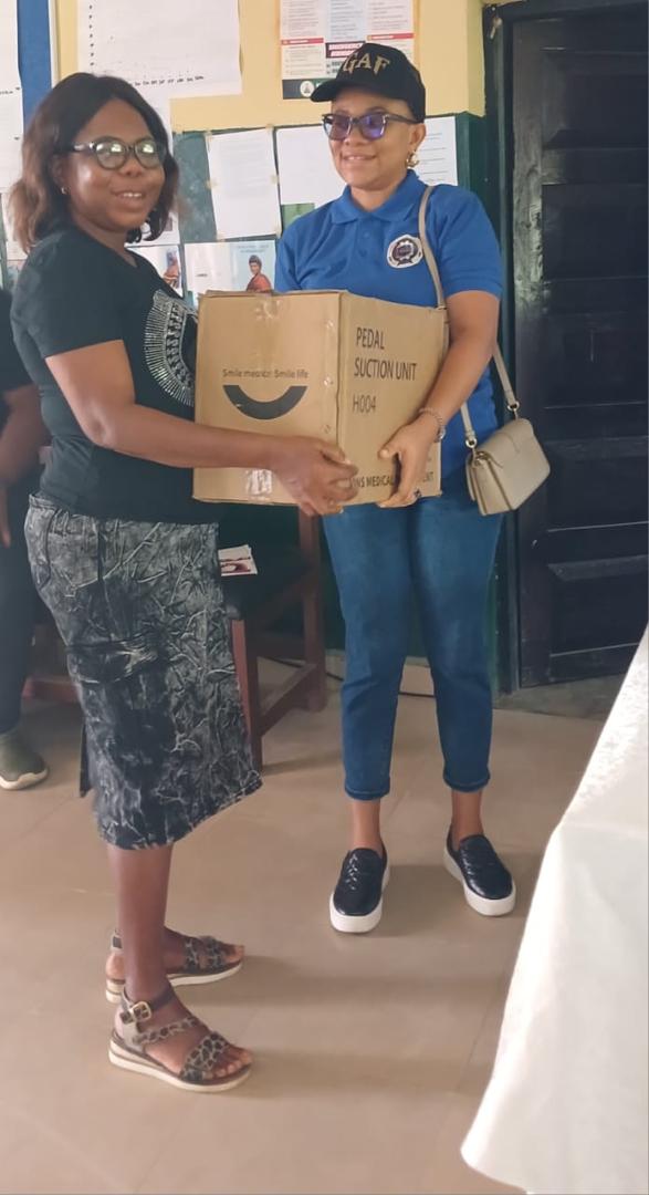 Life-Saving Equipment: Suction Machine Donated to West Itam Health Center